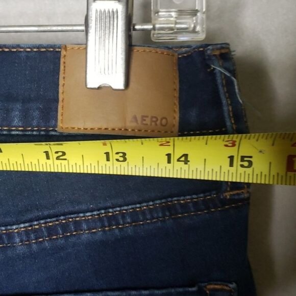 Aeropostale High Rise Jegging Size 10 Short Dark Wash Womens Stretch Denim Jeans - Picture 7 of 10